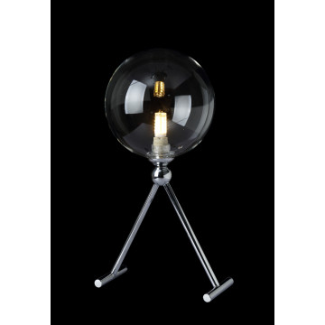 Настольная лампа Crystal Lux FABRICIO LG1 CHROME/TRANSPARENTE 0550/501, 1xG9x7W - миниатюра 4