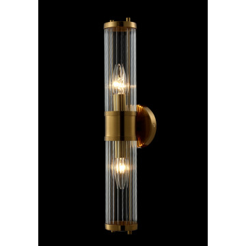 Настенный светильник Crystal Lux SANCHO AP2 BRASS 3652/402, 2xE14x60W - миниатюра 2