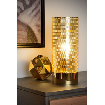 Настольная лампа Lucide Beli 03516/01/01, 1xE27x60W, золото, металл - миниатюра 3
