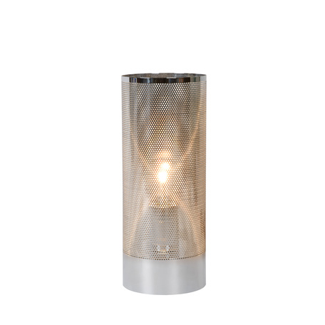 Настольная лампа Lucide Beli 03516/01/11, 1xE27x60W, хром, металл - миниатюра 1
