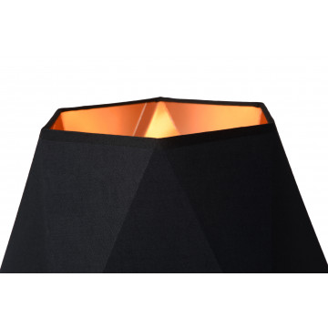 Настольная лампа Lucide Alegro 06517/01/30, 1xE14x40W, черный, металл, текстиль - миниатюра 5
