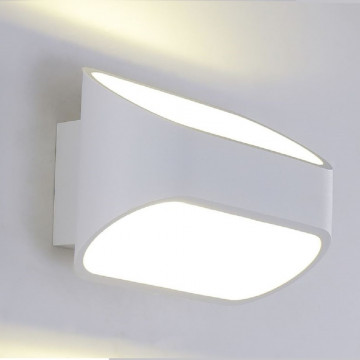Настенный светодиодный светильник Crystal Lux CLT 510W WH 1400/425, LED 6W 4000K 330lm CRI>80, белый, металл