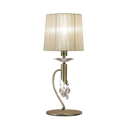Настольная лампа Mantra Tiffany 3888, 1xE14x20W +  1xG9x5W