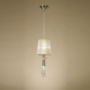 Подвесной светильник Mantra Tiffany 3881, 1xE27x20W + 1xG9x5W - миниатюра 2