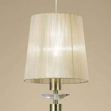 Подвесной светильник Mantra Tiffany 3881, 1xE27x20W + 1xG9x5W - миниатюра 4