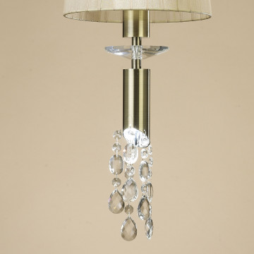 Подвесной светильник Mantra Tiffany 3881, 1xE27x20W + 1xG9x5W - миниатюра 5