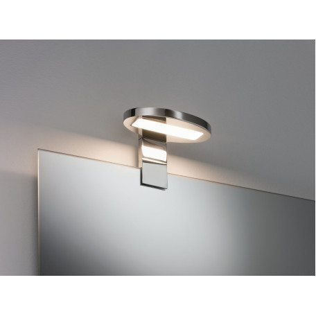 Мебельный светодиодный светильник Paulmann Galeria Oval 99088, IP44, LED 3,2W, хром, металл - миниатюра 2