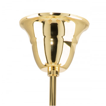 Подвесная люстра Lightstar Osgona Cappa 691082, 8xE14x40W, золотой, бежевый, прозрачный, металл, текстиль, хрусталь - миниатюра 2