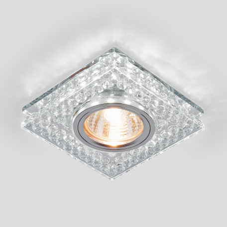 Встраиваемый светильник Elektrostandard Annuli 8391 MR16 a049338, 1xG5.3x35W + LED 3W в зависимости от используемых лампочекlm CRIв зависимости от используемых лампочек - миниатюра 1