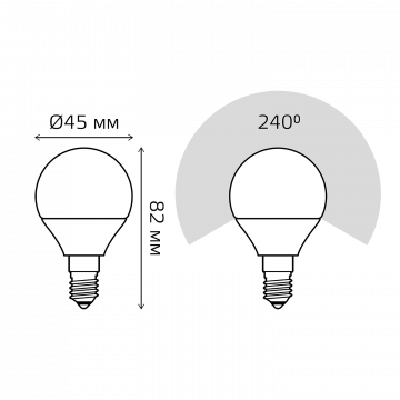 Схема с размерами Gauss Elementary 53110