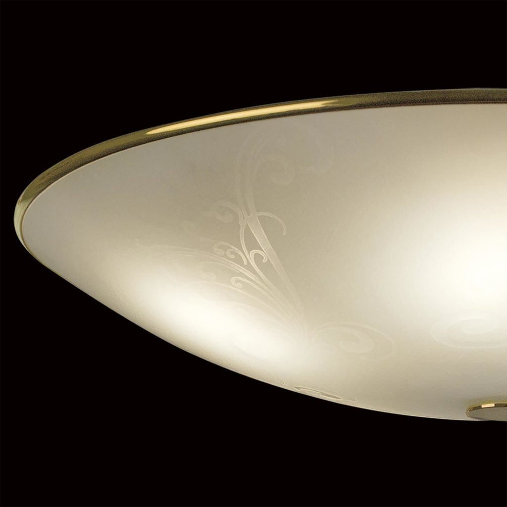 Потолочный светильник Citilux CL911603, 5xE27x75W, золото, белый, металл, стекло - фото 4
