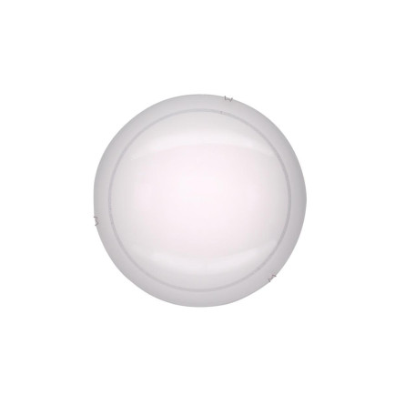 Потолочный светодиодный светильник Citilux CL917081, LED 8W 3000K 520lm, хром, белый, металл, стекло - миниатюра 1