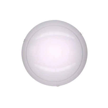 Потолочный светодиодный светильник Citilux CL918081, LED 12W 3000K 780lm, хром, белый, металл, стекло
