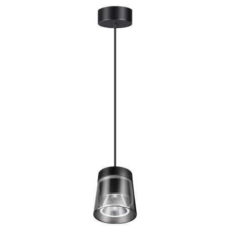 Светодиодный светильник Novotech Artik 358647, LED, черный, дымчатый, металл, стекло