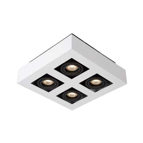 Потолочный светильник Lucide Xirax 09119/20/31, 4xGU10x5W, черный, металл - миниатюра 1