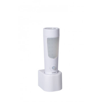Штекерный светодиодный светильник-ночник Lucide Bo-LED 11200/02/31, LED 2W, 6500K (холодный), белый, прозрачный, пластик - миниатюра 2