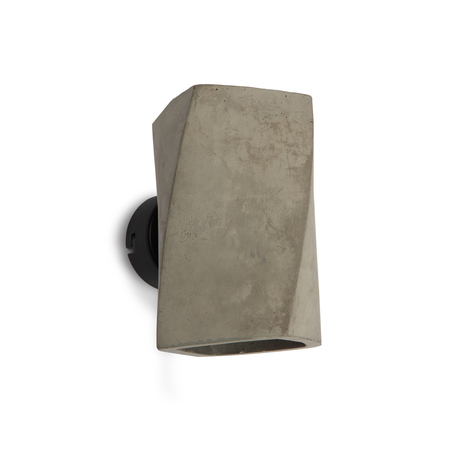 Настенный светильник Mantra Ghery 5063, черный, серый, металл, бетон - миниатюра 1