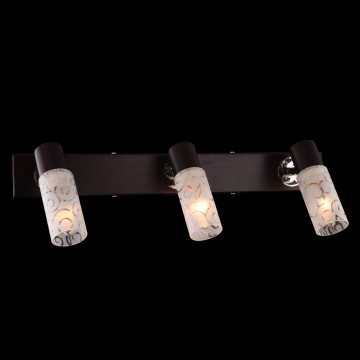 Настенный светильник с регулировкой направления света Eurosvet Astoria 21130/3 хром/венге (00000061008), 3xE14x40W - миниатюра 7