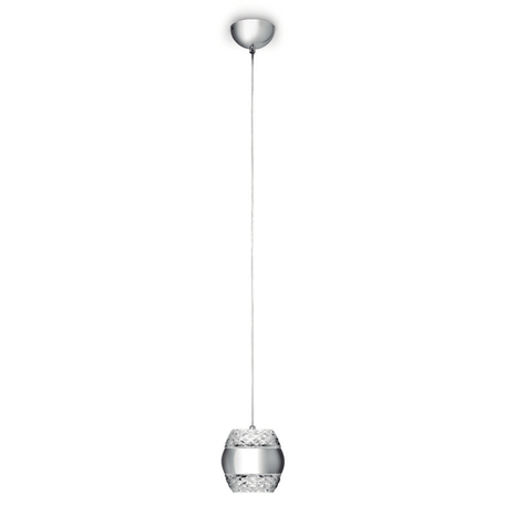 Подвесной светильник Mantra Khalifa 5167, хром, прозрачный, металл, стекло