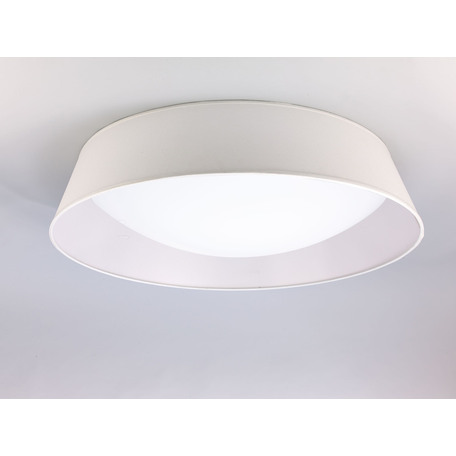 Потолочный светодиодный светильник Mantra Nordica 4963, LED 60W 3000K 4200lm, белый, металл, текстиль - миниатюра 1