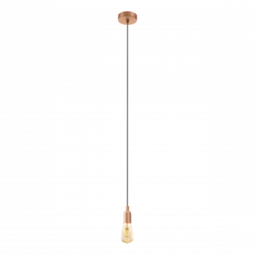 Подвесной светильник Eglo Adri 1 96919, 1xE27x60W, матовое золото, металл