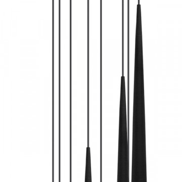 Люстра-каскад Lightstar Punto 807087, 8xG9x25W, хромированный, черный, металл - фото 5