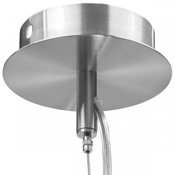 Подвесной светильник Lightstar Nubi 802110, 1xE27x40W, матовый хром, белый, металл, стекло - миниатюра 4