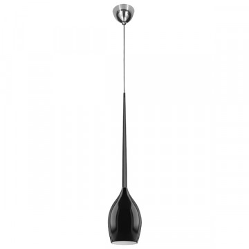Подвесной светильник Lightstar Meta d`Ouvo 807117, 1xE14x40W, хром, черный, металл, стекло