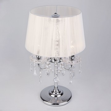 Настольная лампа Eurosvet Allata 2045/3T хром/белый настольная лампа (00000057135), 3xE14x60W - миниатюра 2