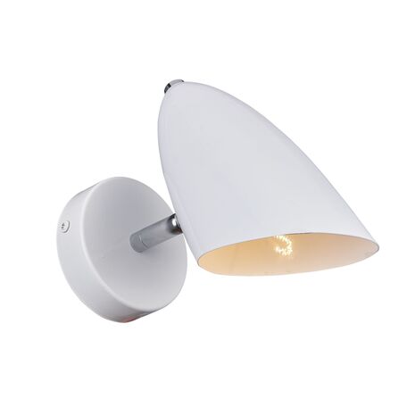 Настенный светильник с регулировкой направления света Freya Aida FR5852-WL-01-W, 1xE14x40W, белый, металл