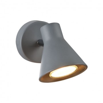 Настенный светильник с регулировкой направления света Freya Claris FR4308-WL-01-GR, 1xGU10x35W, серый, металл