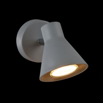 Настенный светильник с регулировкой направления света Freya Claris FR4308-WL-01-GR, 1xGU10x35W, серый, металл - миниатюра 3