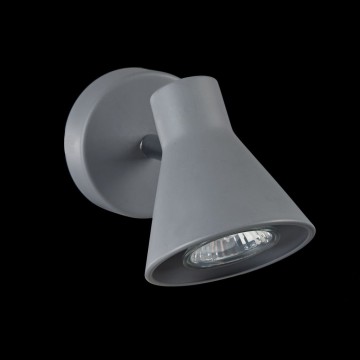Настенный светильник с регулировкой направления света Freya Claris FR4308-WL-01-GR, 1xGU10x35W, серый, металл - миниатюра 4