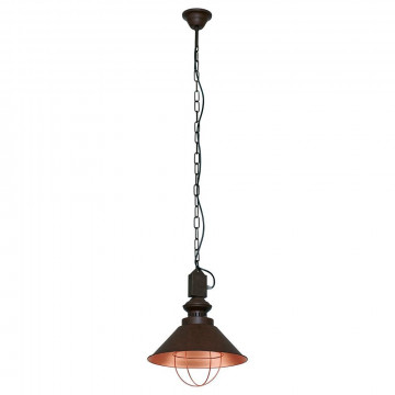 Подвесной светильник Nowodvorski Loft 5057, 1xE27x60W, коричневый, коричневый с медью, медь с коричневым, металл