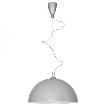 Подвесной светильник Nowodvorski Hemisphere 5073, 1xE27x100W, серый, серый с белым, металл - миниатюра 1