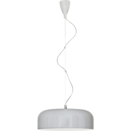 Подвесной светильник Nowodvorski Bowl 5075, 3xE27x60W, серый, металл, стекло - миниатюра 1