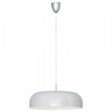 Подвесной светильник Nowodvorski Bowl 5076, 3xE27x60W, серый, металл, стекло - миниатюра 1