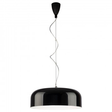Подвесной светильник Nowodvorski Bowl 5077, 3xE27x60W, черный, металл, металл со стеклом, стекло - миниатюра 1