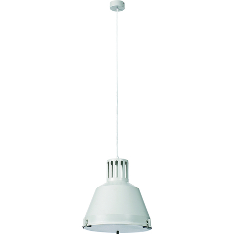 Подвесной светильник Nowodvorski Industrial 5528, 1xE27x60W, белый, металл, стекло