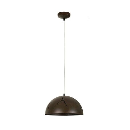 Подвесной светильник Nowodvorski Hemisphere Cracks S 6370, 1xE27x100W, коричневый, металл - миниатюра 1