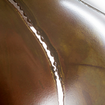 Подвесной светильник Nowodvorski Hemisphere Cracks S 6370, 1xE27x100W, коричневый, металл - фото 2