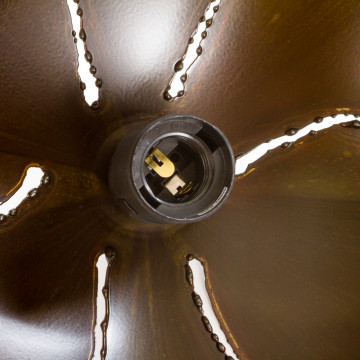 Подвесной светильник Nowodvorski Hemisphere Cracks S 6370, 1xE27x100W, коричневый, металл - миниатюра 4