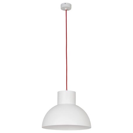 Подвесной светильник Nowodvorski Works 6508, 1xE27x60W, красный с белым, белый, металл