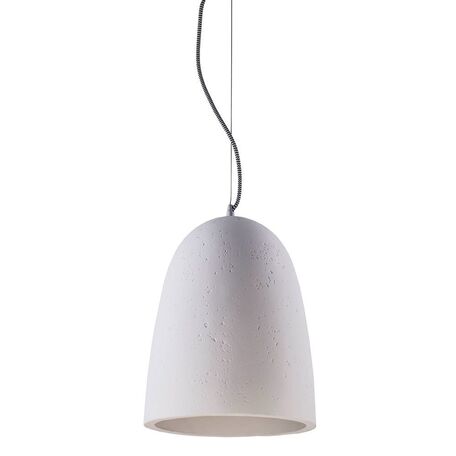Подвесной светильник Nowodvorski Gypsum 6857, 1xE27x60W, белый, под покраску, металл, гипс - миниатюра 1