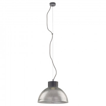 Подвесной светильник Nowodvorski FACTORY 6928, 1xE27x60W, серый, дымчатый, металл, стекло - миниатюра 1