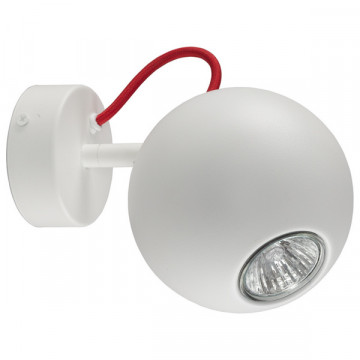 Потолочный светильник с регулировкой направления света Nowodvorski Bubble 6028, 1xGU10x35W, белый, красный, металл - миниатюра 2