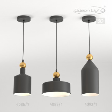 Подвесной светильник Odeon Light Pendant Bolli 4085/1, 1xE27x40W - миниатюра 3