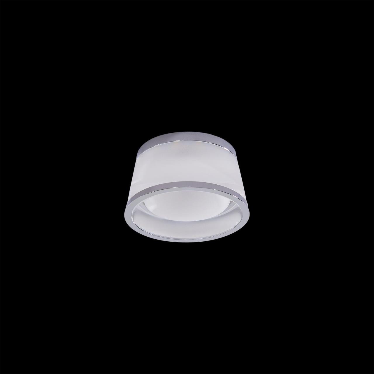 Встраиваемый светодиодный светильник Citilux Сигма CLD003S1, LED 5W 3000K 325lm, хром, белый, металл, стекло - фото 3
