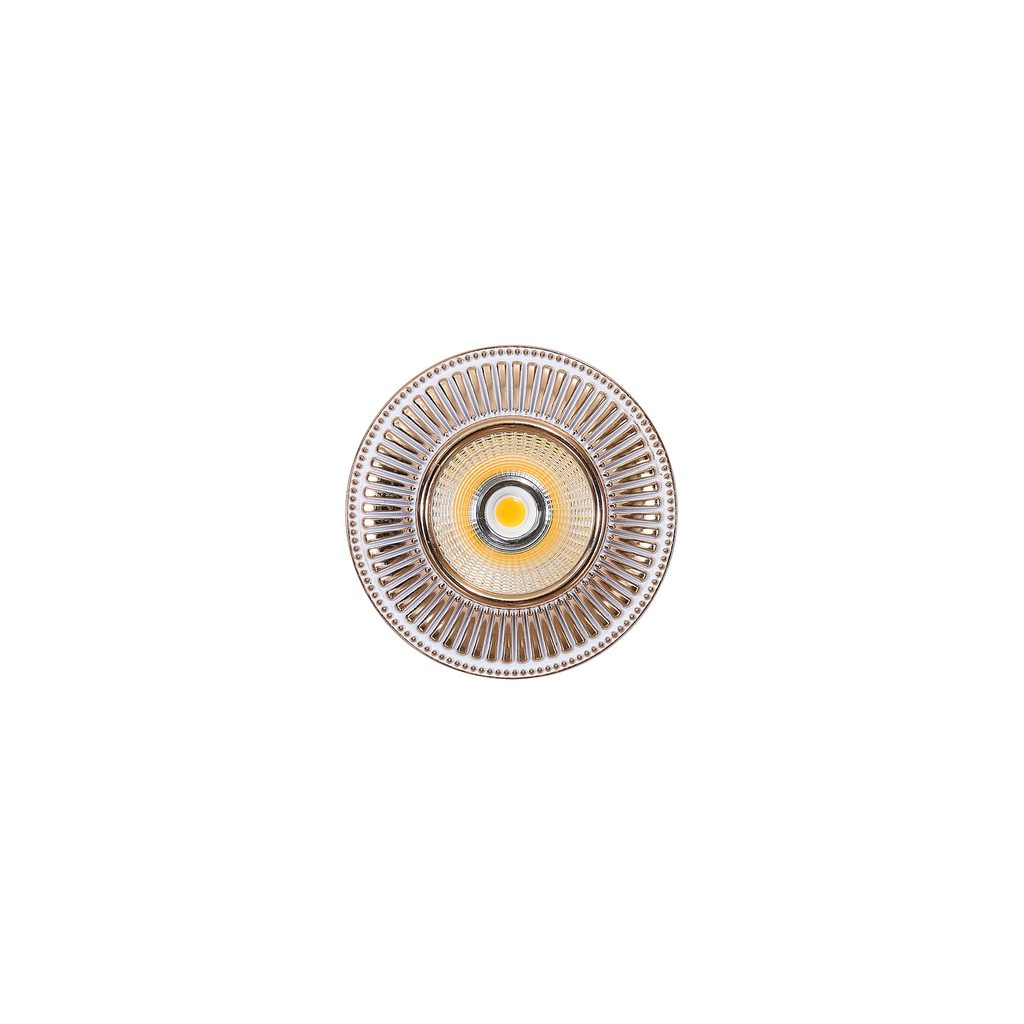 Встраиваемый светодиодный светильник Citilux Дзета CLD042W2, LED 7W 3000K 550lm, золото, металл - фото 1