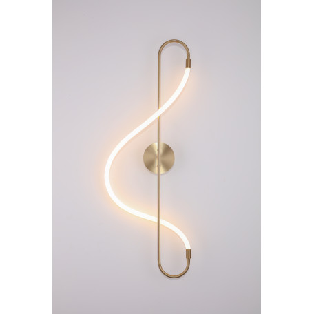 Настенный светодиодный светильник Arte Lamp Klimt A2850AP-13PB, LED 13W 3000K 1430lm CRI≥80 - миниатюра 1